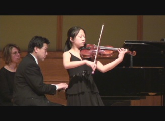 Laura Park, violin 1st place Junior Division